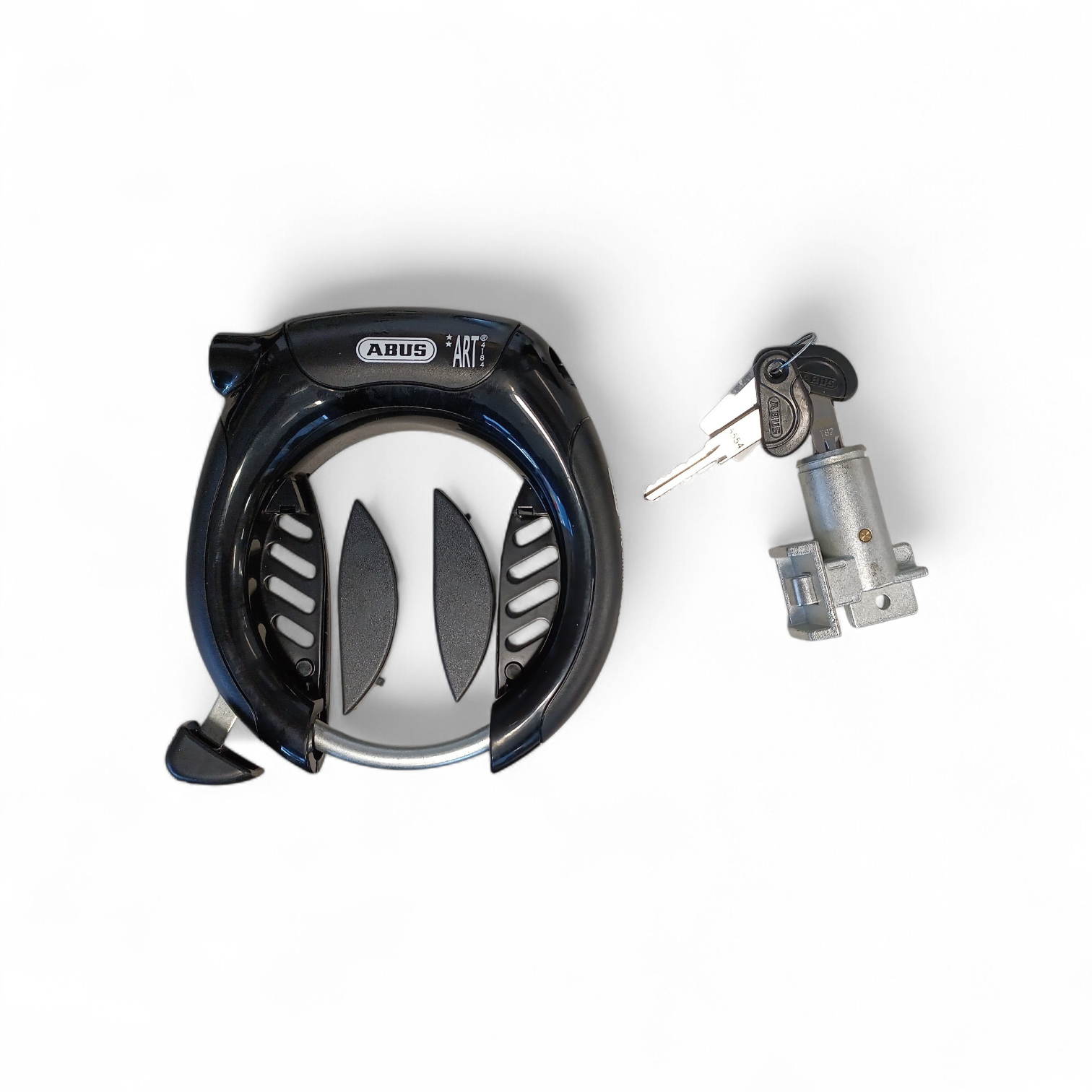 Bloc Abus slot 5850R Qwic Intube slot (emballage atelier). ART**Antivol Abus 4650 avec antivol Bosch Intube (emballage atelier). ART**