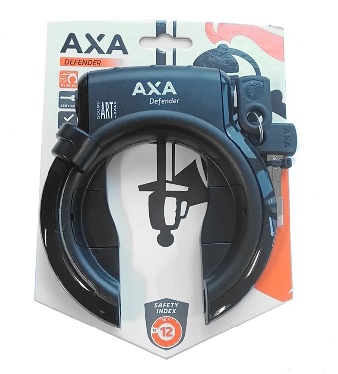 Antivol de cadre Axa Defender avec montage sur garde-boue ART**