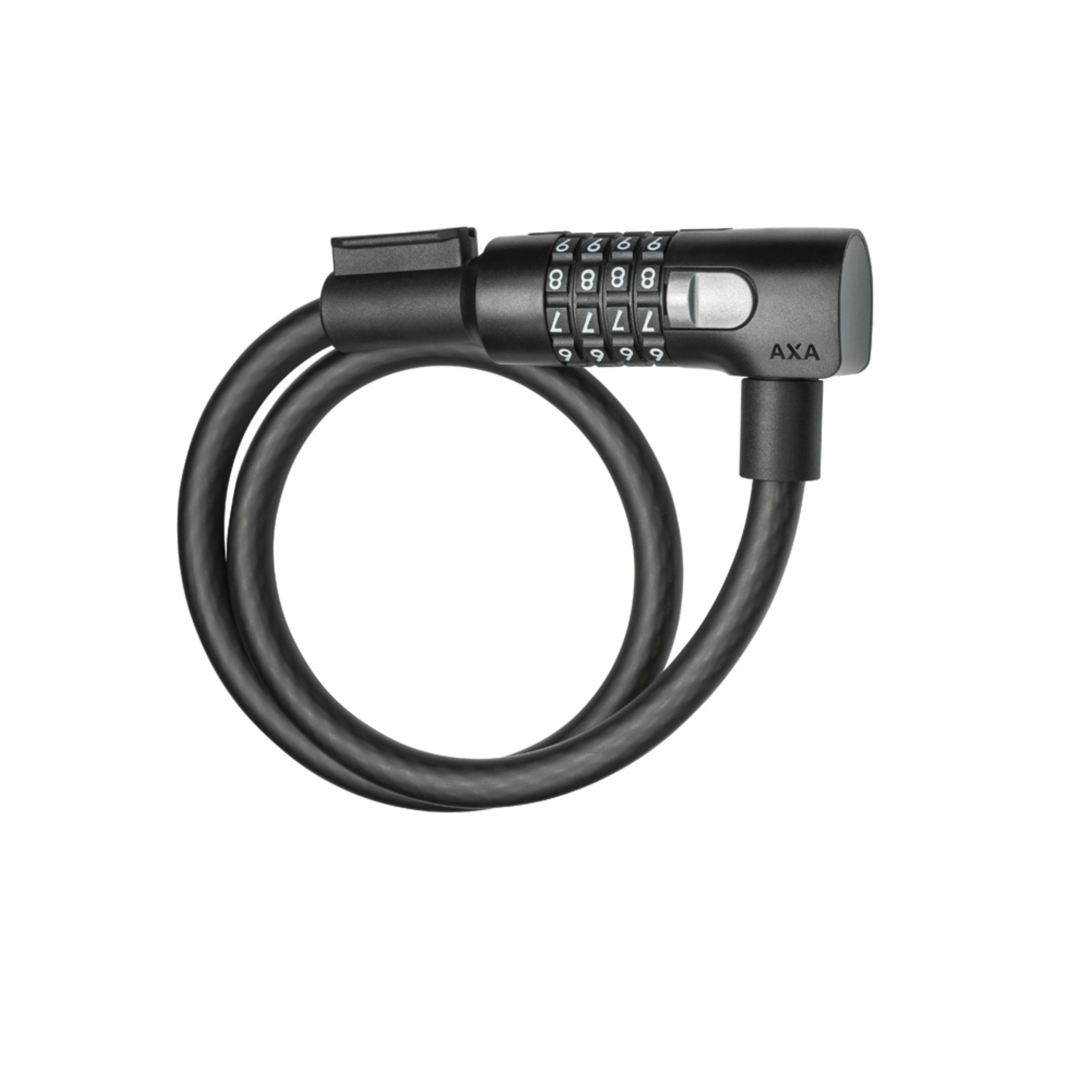 Axa Resolute C12-65 câble antivol avec combinaison Noir