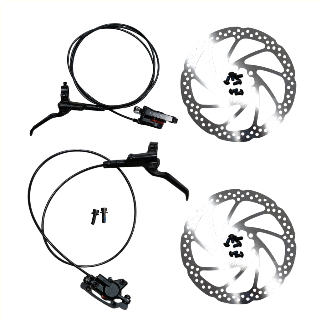 Kit de freins à disque , longueur de câble 2000 mm à droite et 1000 mm à gauche.
