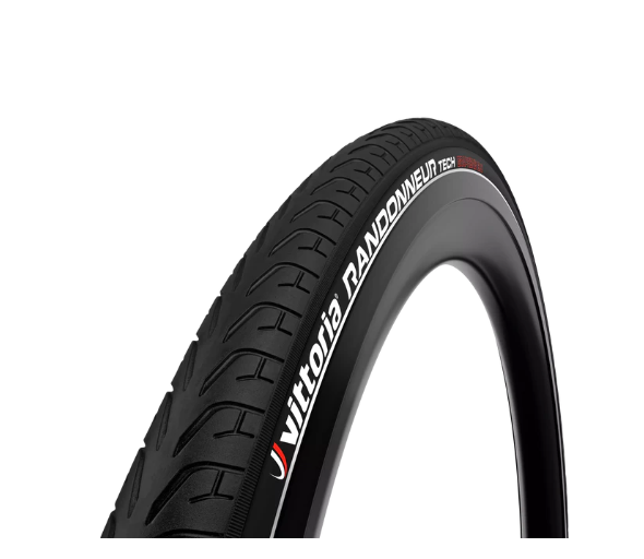 Pneu Vittoria Randonneur Tech 28x2.00 ETRTO 50-622 Rigide Full Black Reflect G2.0