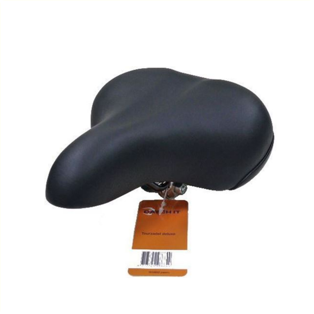 Selle Mirage Comfort noire, avec sangle
