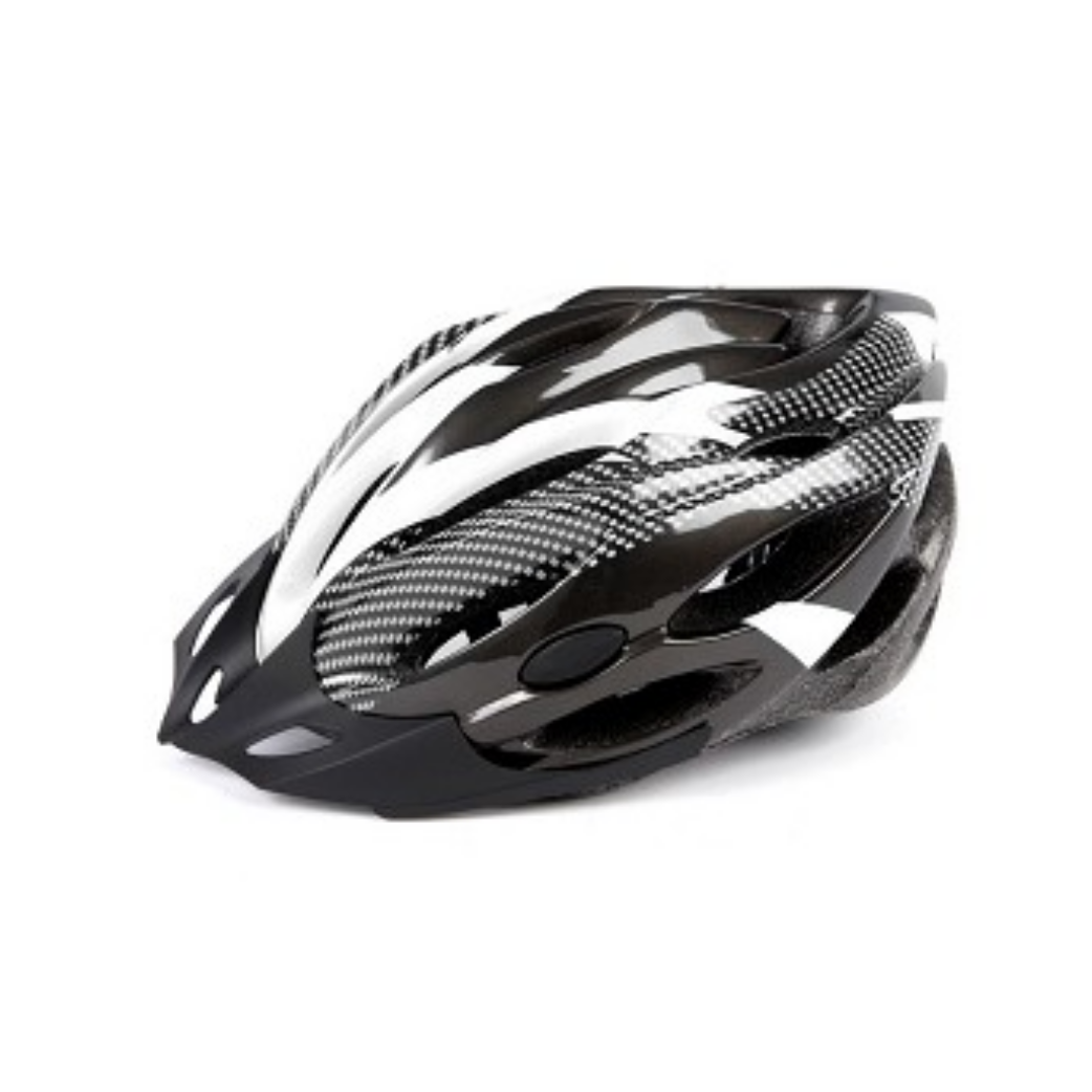 Casque Mirage 58-62cm (L/XL) carbone noir et blanc réglable