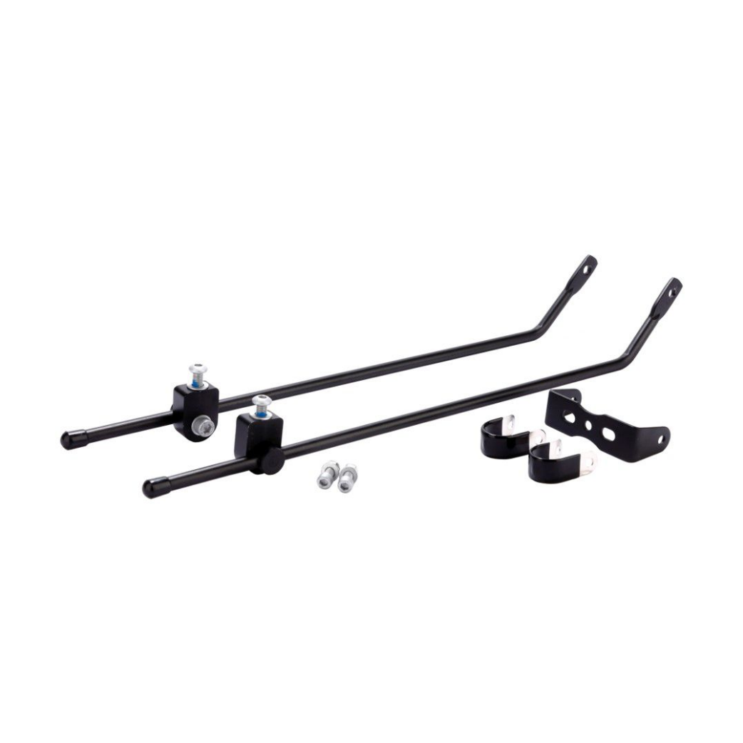 Pièces de montage pour porte-bagages arrière Massload noir