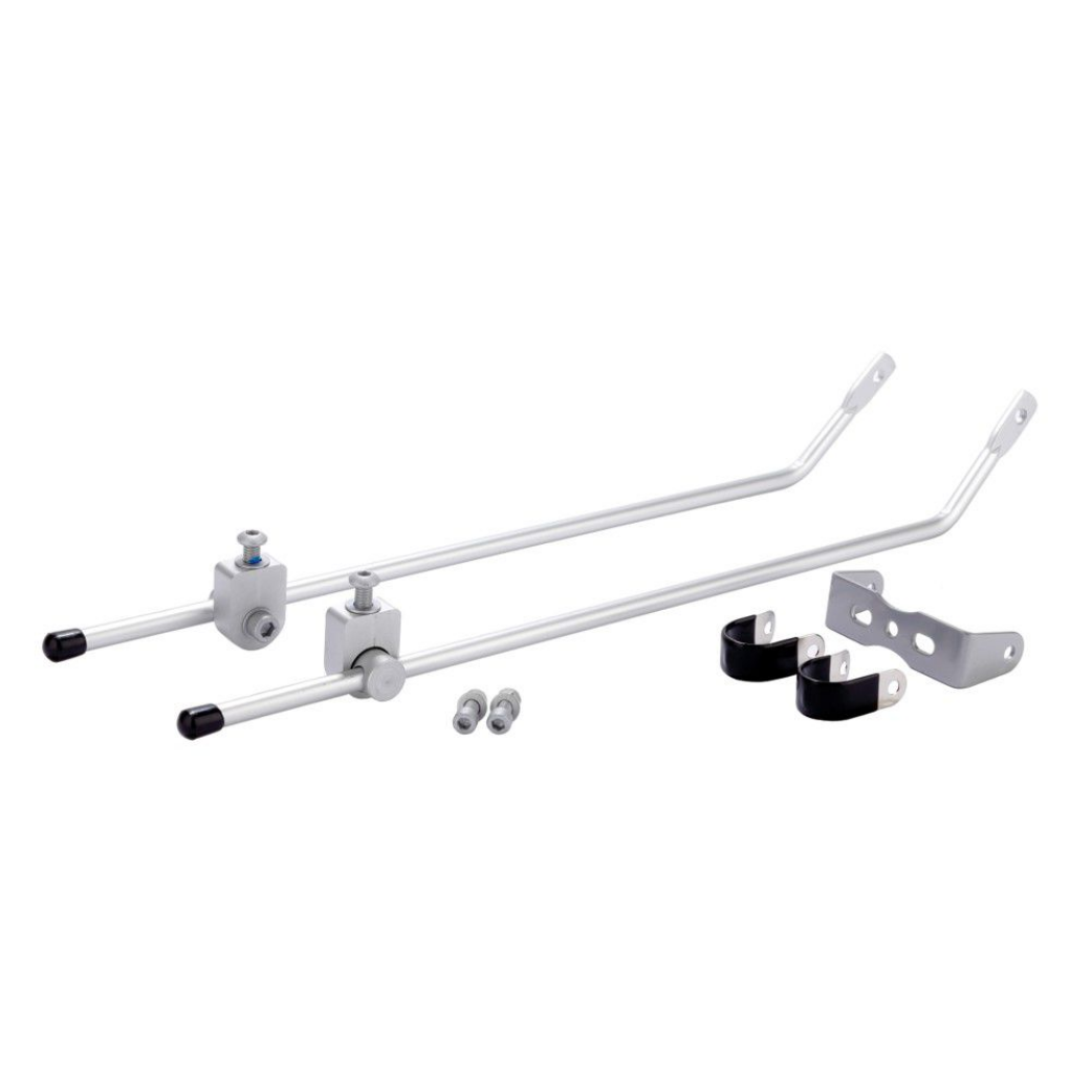 Pièces de montage pour porte-bagages arrière Massload argent