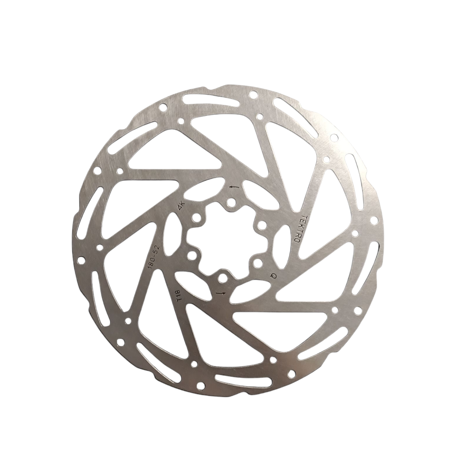 Disque de frein Tektro TR180-52 ø180x1,85 mm, 6 trous, argent