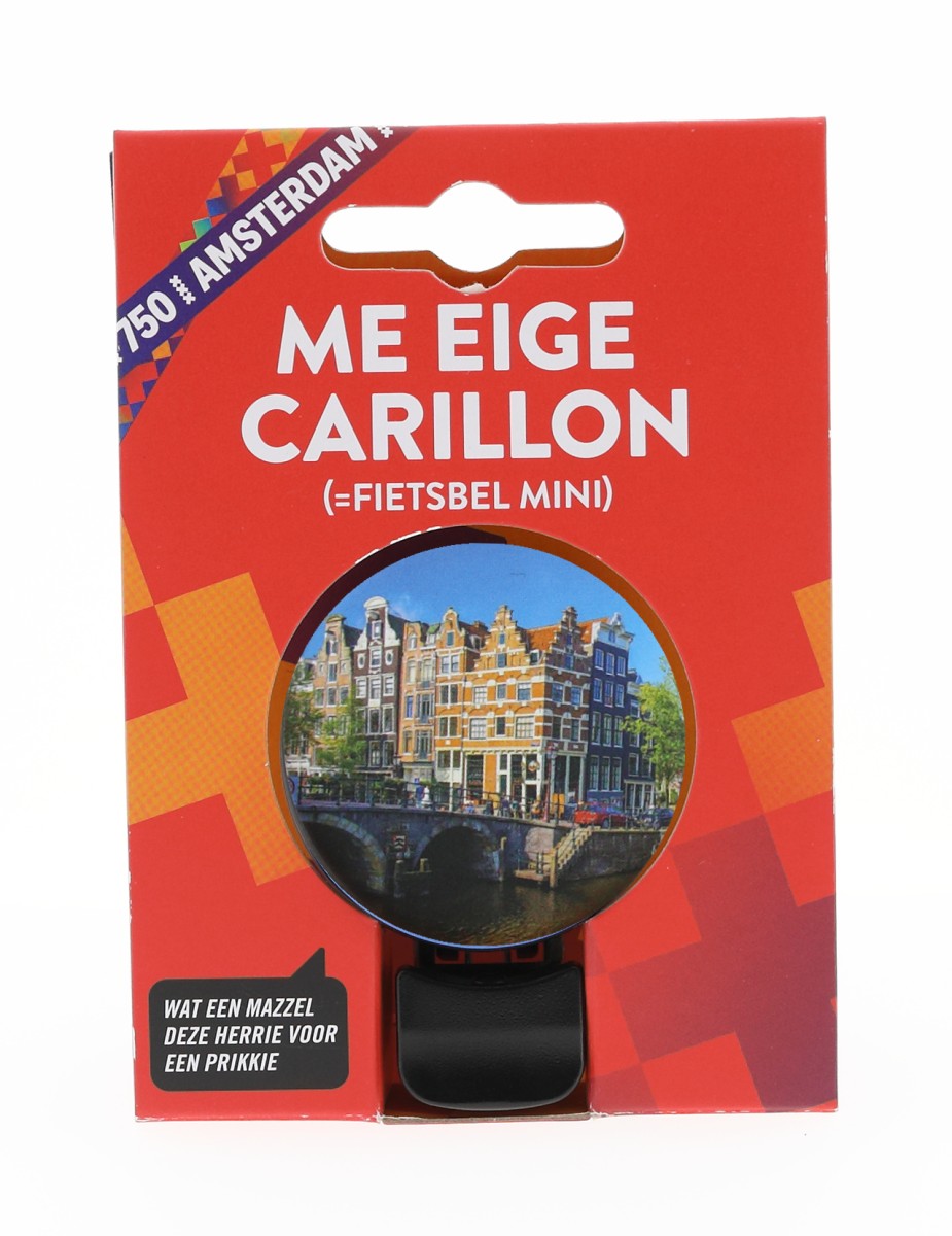 Bel ding-dong 60mm Me Eige Carillon met gracht in Mokum