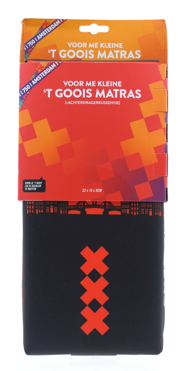 t Goois Matelas pour moi Small, Coussin porte-bagages noir/rouge