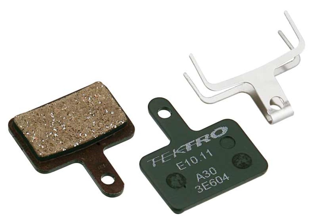 Plaquettes de frein à disque Tektro E1011 à composition organique - Boîte de 15