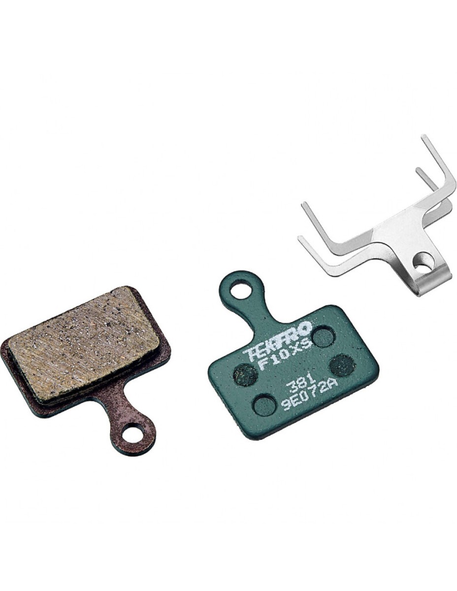 Plaquettes de frein à disque Tektro F10XS, boîte de 15, résine