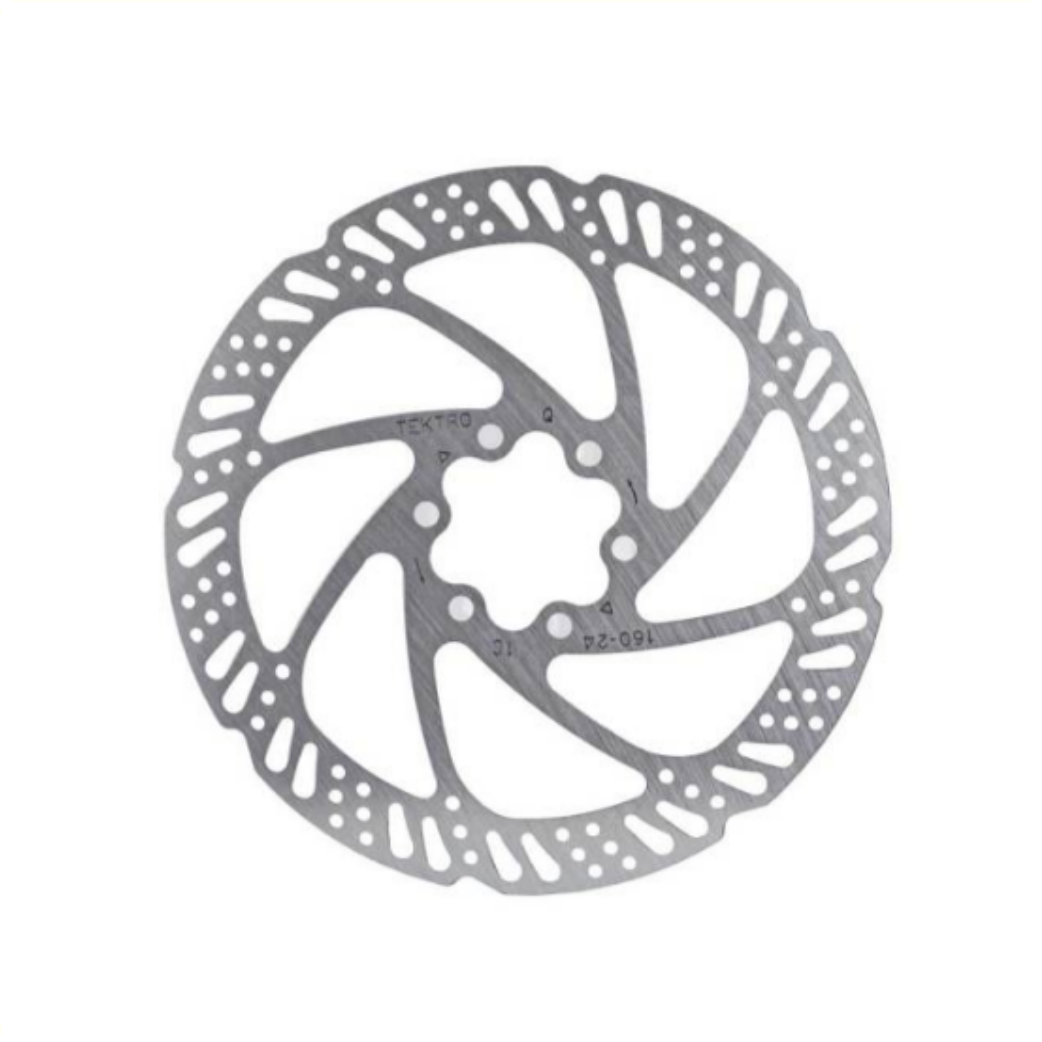 Disque de frein Tektro TR24 160 mm, 6 trous, argent
