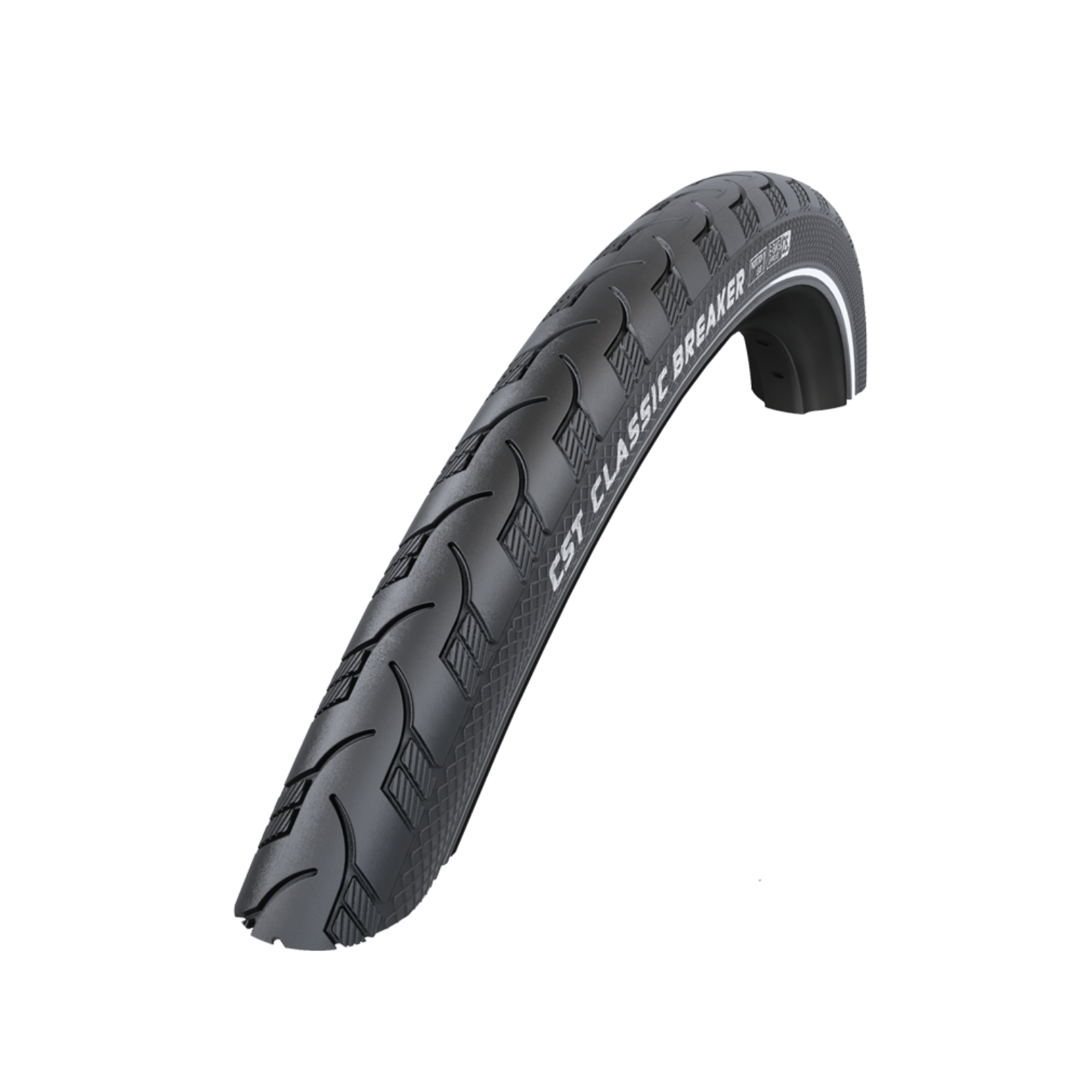 CST Classic Breaker (1mm anti-crevaison) noir avec reflet. 26x1 3/8, ETRTO 37-590