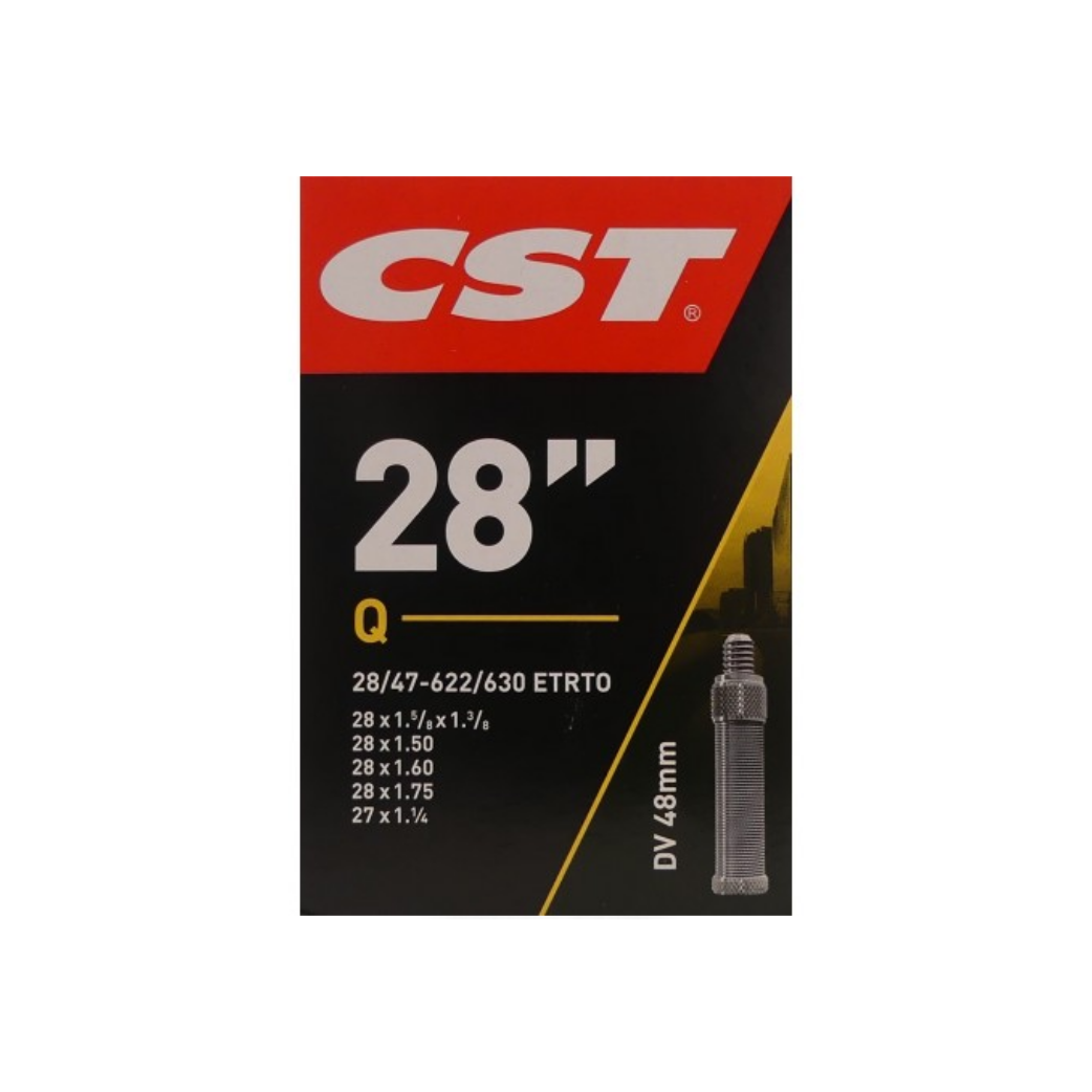 Chambre à air CST 28x1 5/8x1 3/8 ETRTO 28/47-622/630, Valve : Dunlop Blitz/Holland 48mm