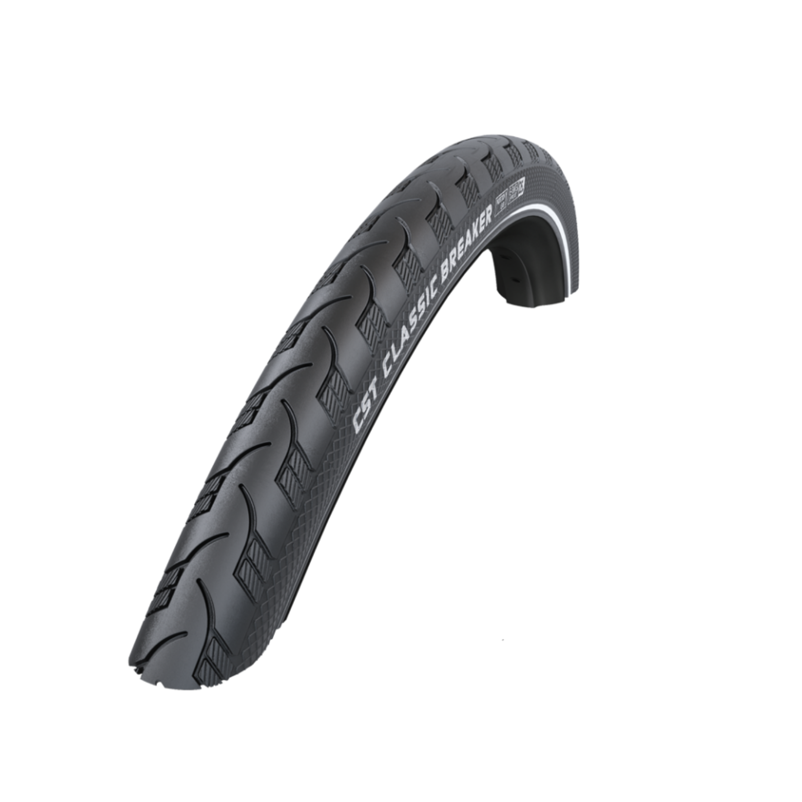 CST Classic Breaker (1mm anti-crevaison) noir avec reflet. 28x1,75, ETRTO 47-622