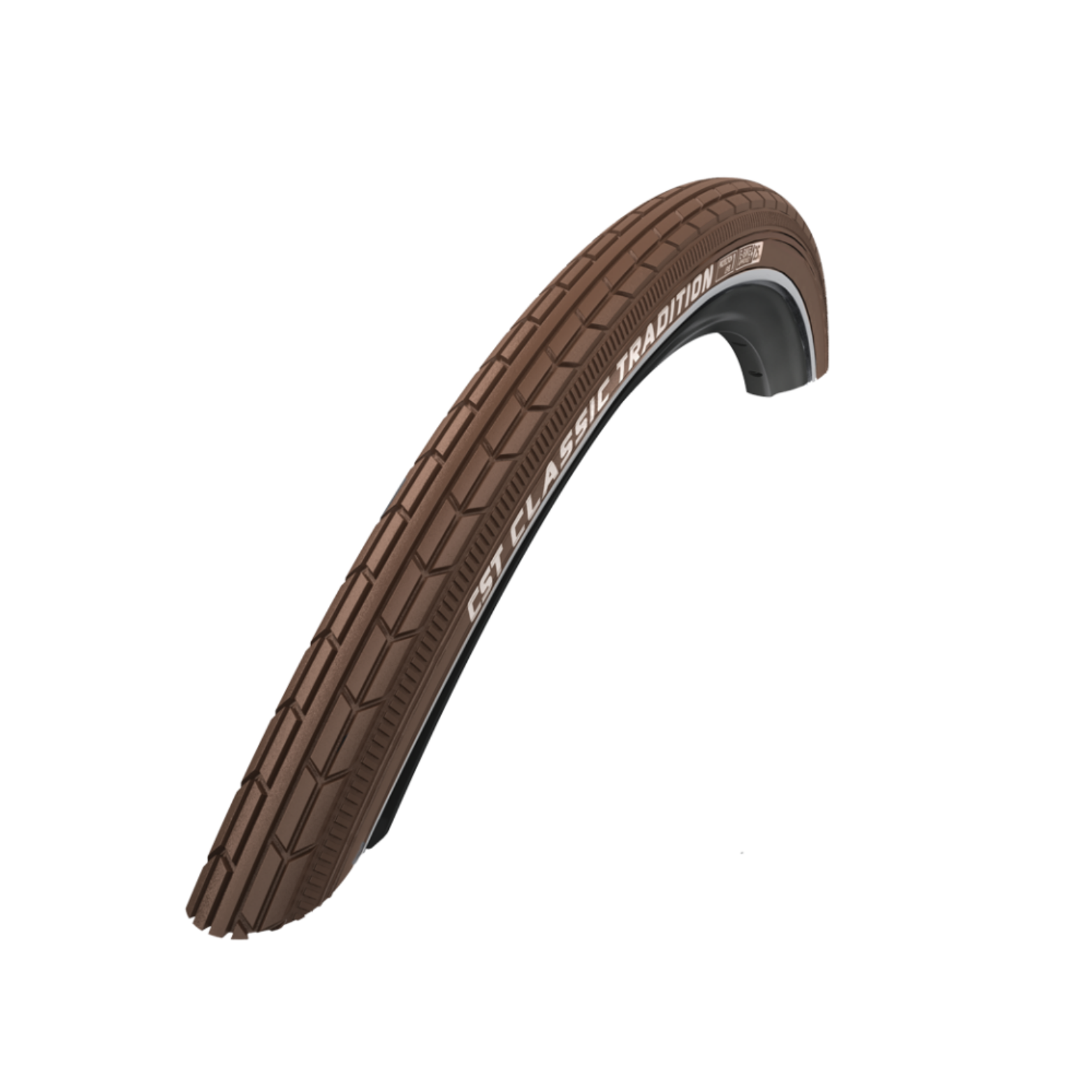 CST Classic Tradition (1mm anti-crevaison) Marron avec reflet. 28x1,75, 700x47C ETRTO 47-622