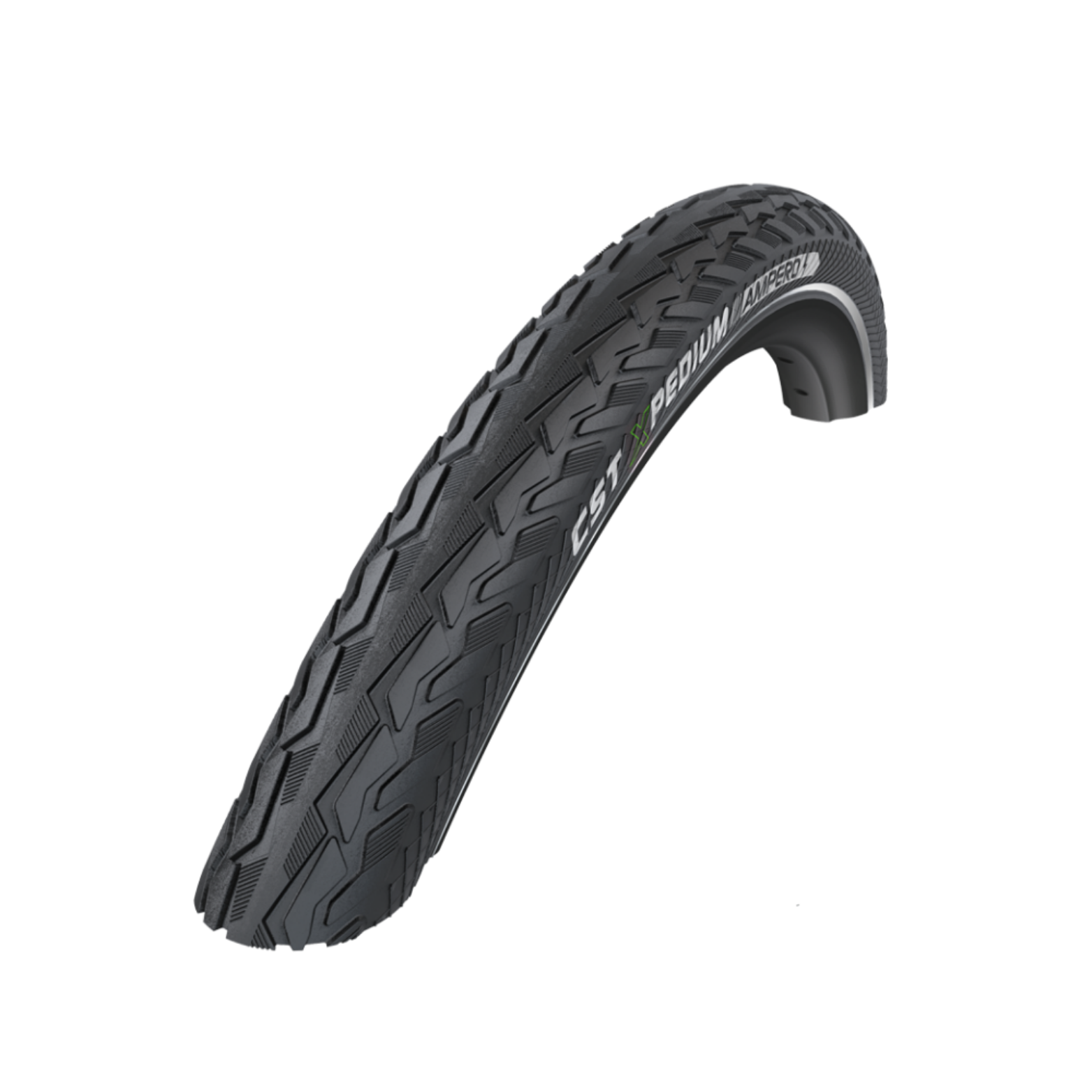 CST Xpedium Ampero (anti-crevaison 2mm) Noir avec reflet. 28x1,75, ETRTO 47-622