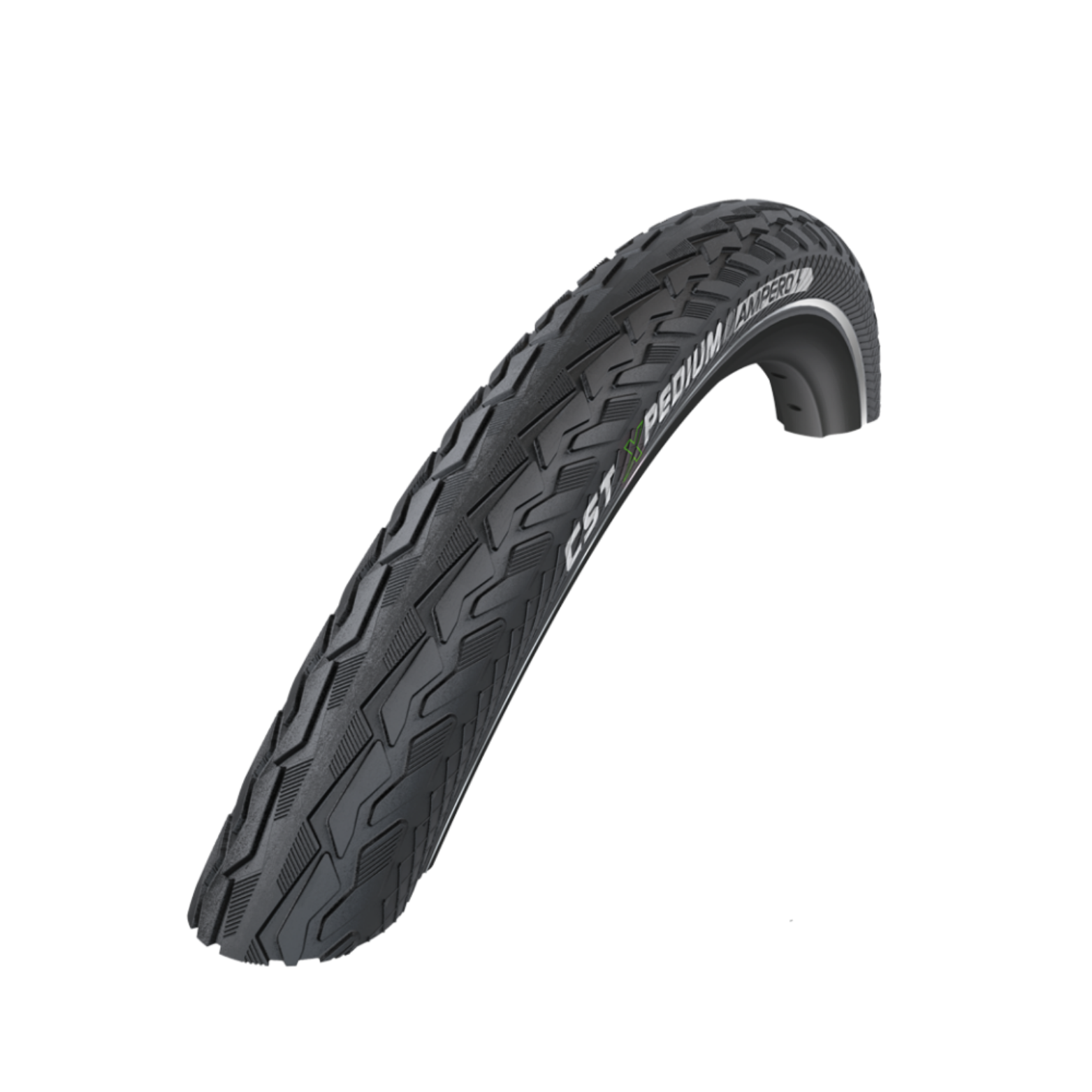 Pneu: CST Xpedium Ampero (2mm anti-lek) OEM
Couleur: Noir avec reflexion
Taille: 28x1.50, ETRTO 40-622