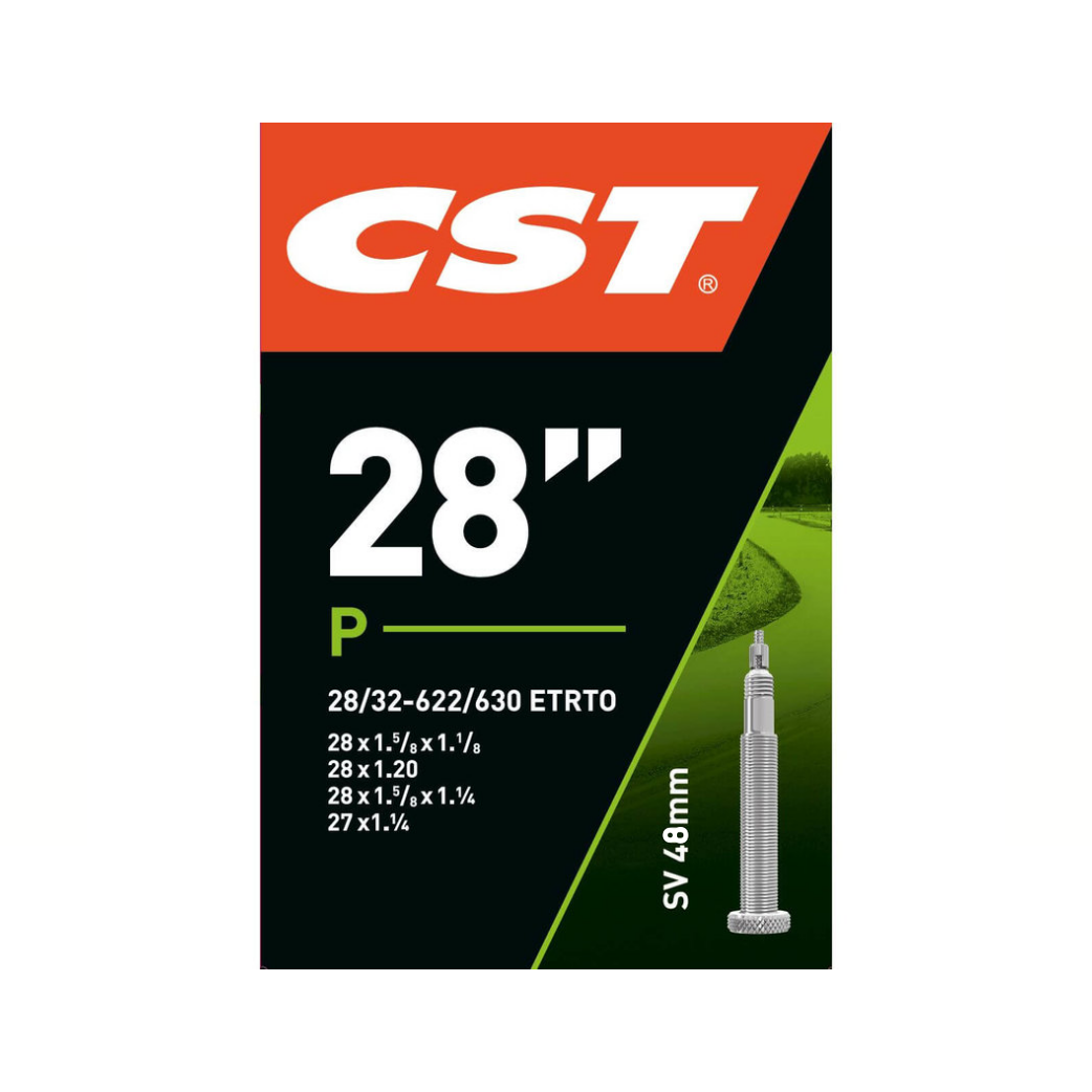 Chambre à air CST 28x1 5/8X 1 1/8, ETRTO 28/32-622/630, Valve Presta/Français 48mm