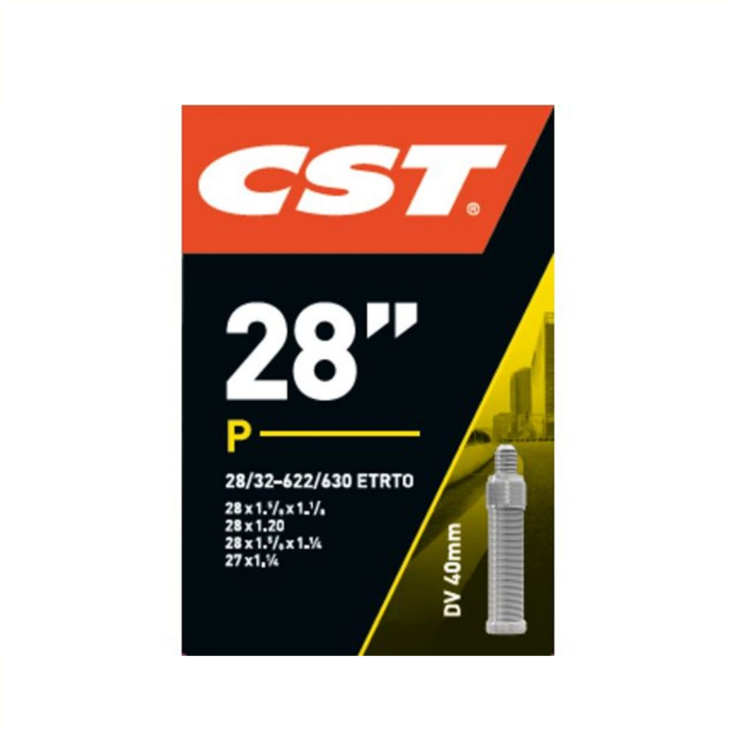 Chambre à air CST 28x1 5/8X 1 1/8, ETRTO 28/32-622/630, Valve Blitz hollandaise 40mm