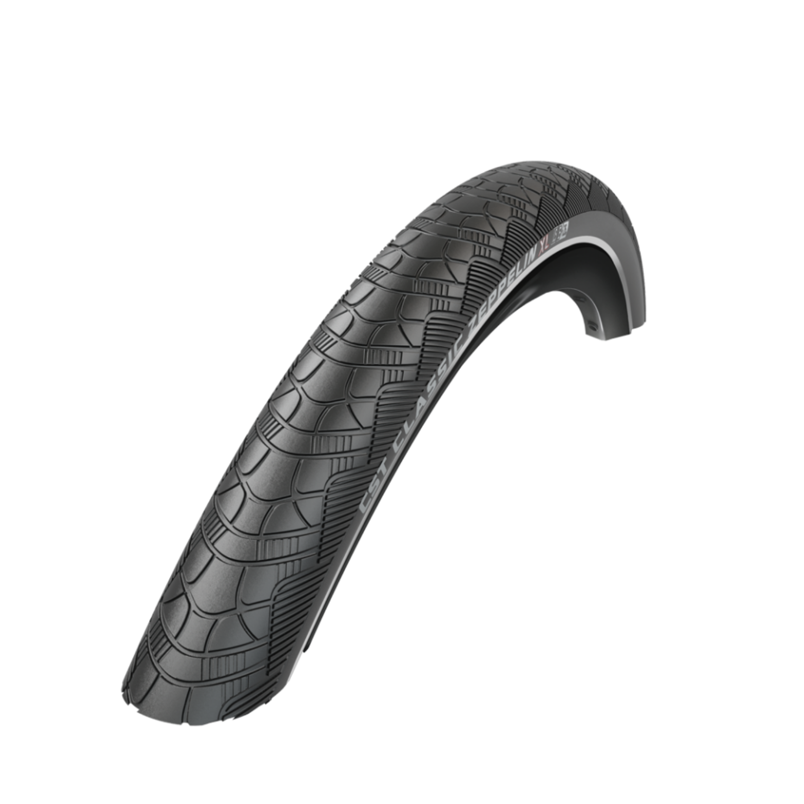 CST Zeppelin XL (anti-crevaison 3mm) Noir avec reflet. 28x2,00, ETRTO 50-622