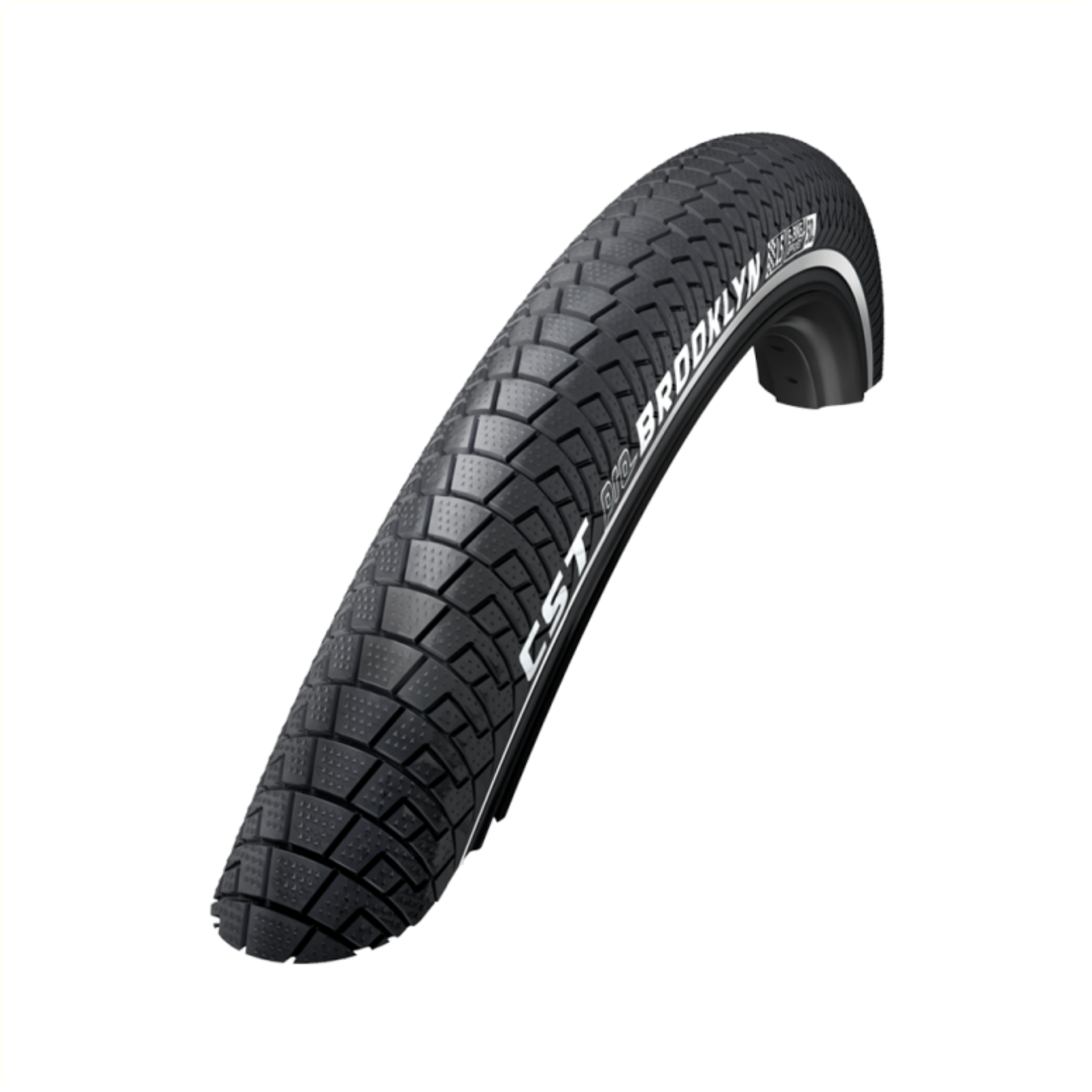 CST Brooklyn Pro Breaker (2mm anti-crevaison) noir avec reflet 27,5x2,00 ETRTO 50-584