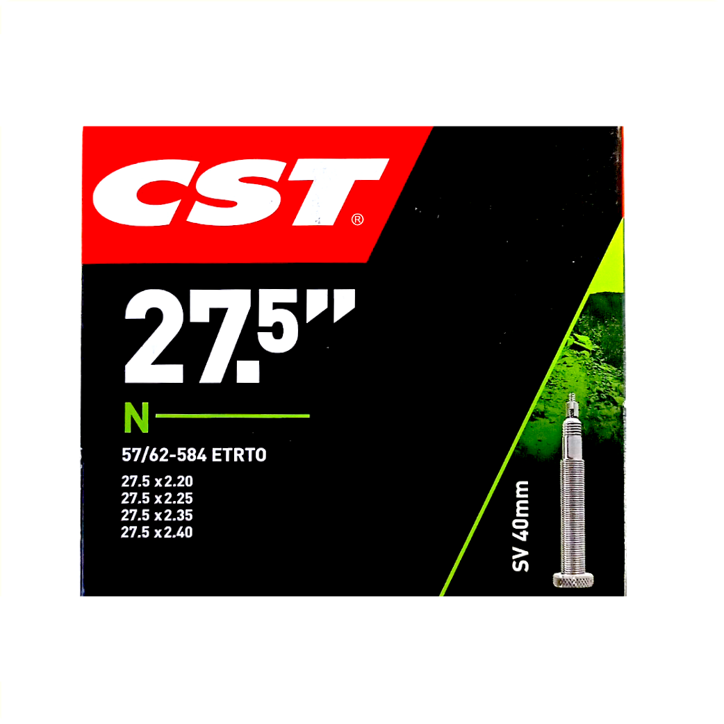 Chambres à air CST 27,5 x 2,20 - 27,5 x 2,40 ETRTO 57/62 - 584 Valve 40 mm : Sclaverand/French