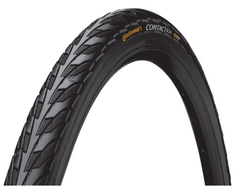 Pneu extérieur Continental Contact, noir, 28x1 5/8x1 3/8, ETRTO 37-622 (approuvé E-Bike 25 km/h)