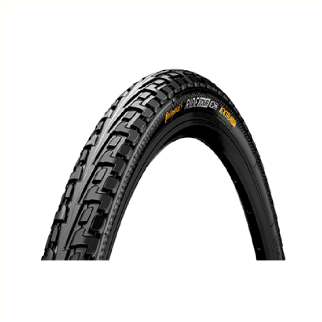 Pneu Continental Ride Tour, noir avec reflet, 28x1 5/8x1 1/4, ETRTO 32-622 (approuvé E-Bike 25 km/h)