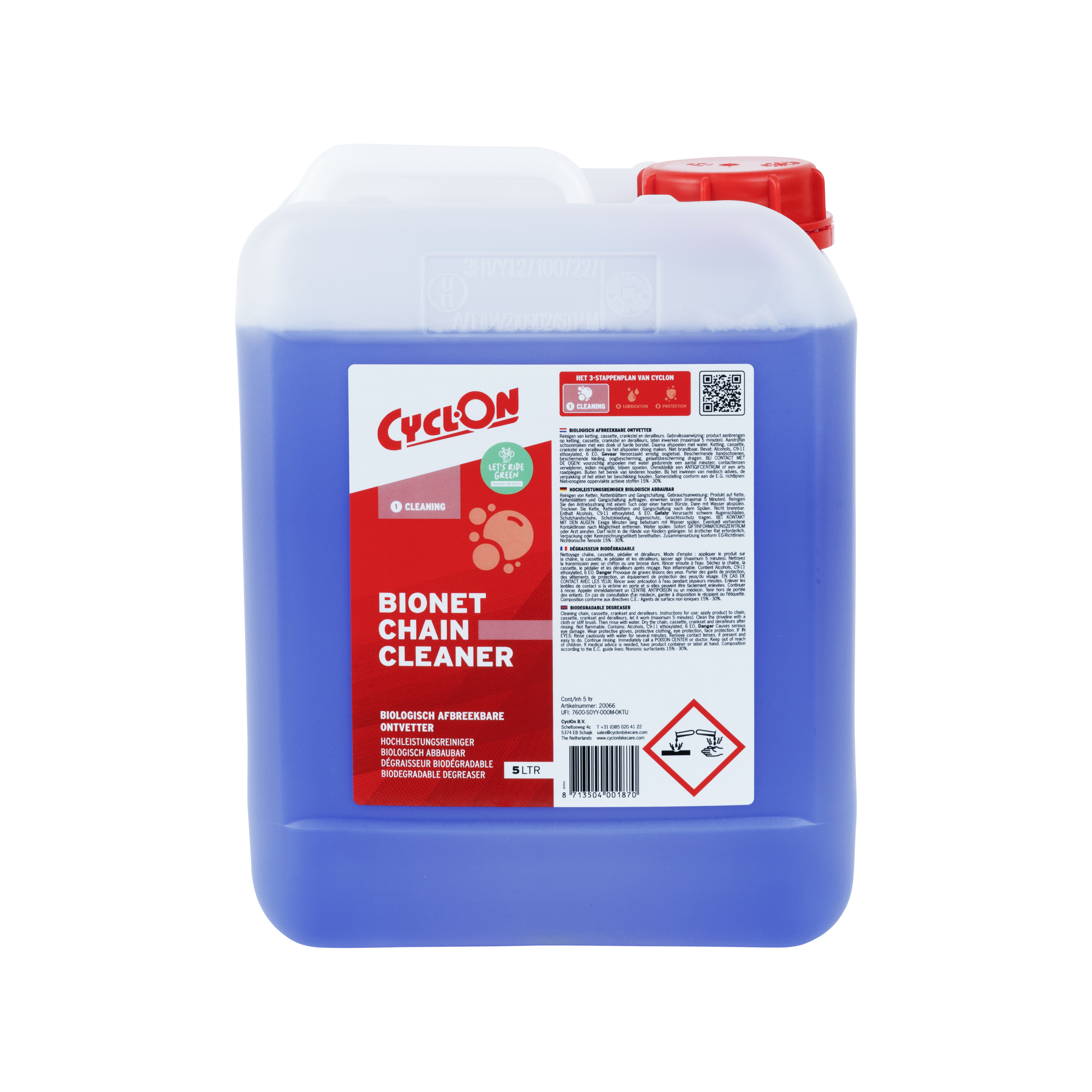 CyclOn Bionet Nettoyant Chaîne Triggerspray 5 ltr
