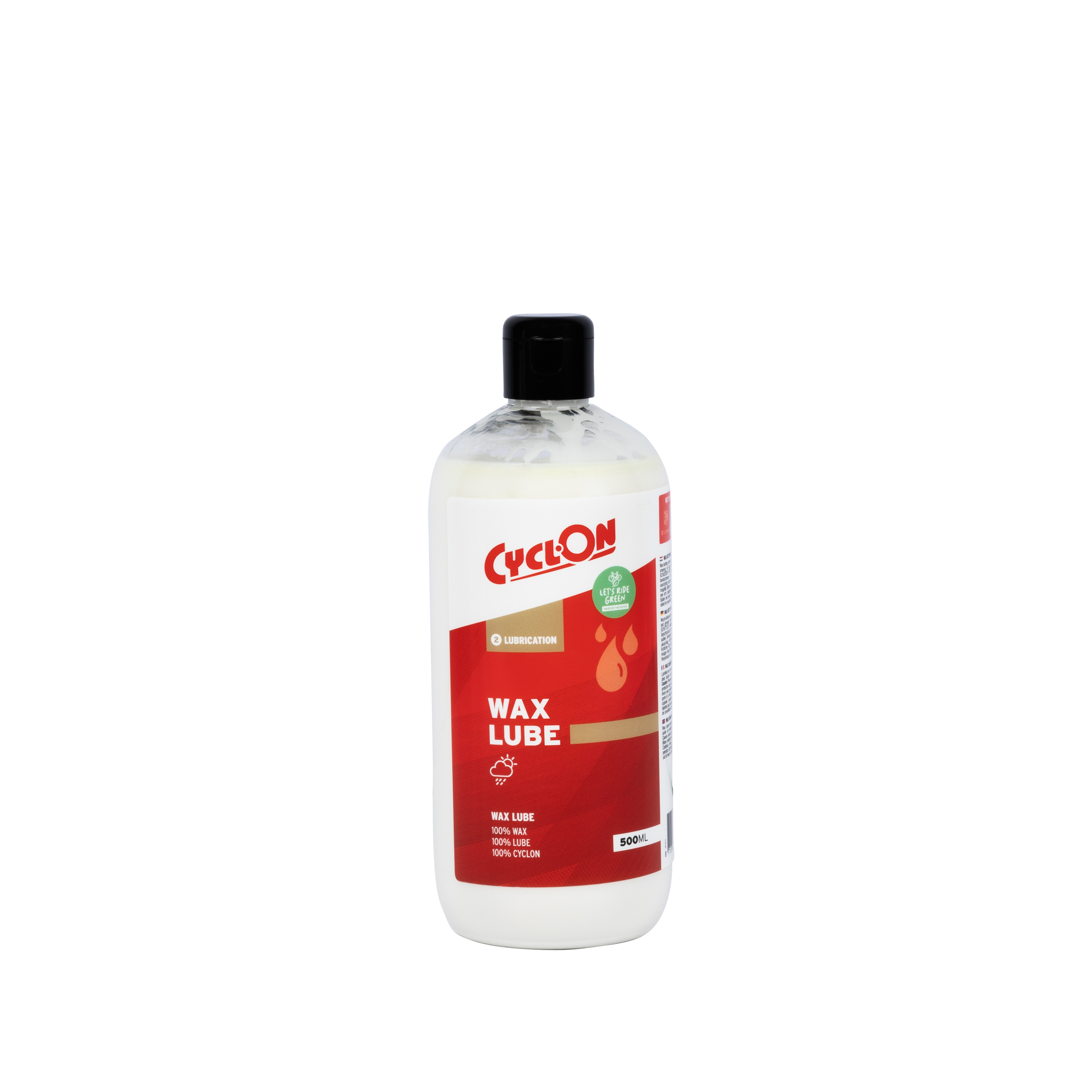 CyclOn Wax Lube - in transparante fles 500 ml