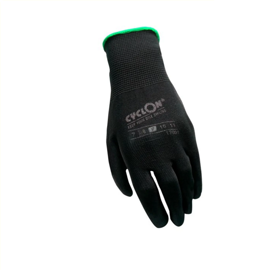 Gants de travail CyclOn flex nyl/pu M.9 - verts - 1 paire