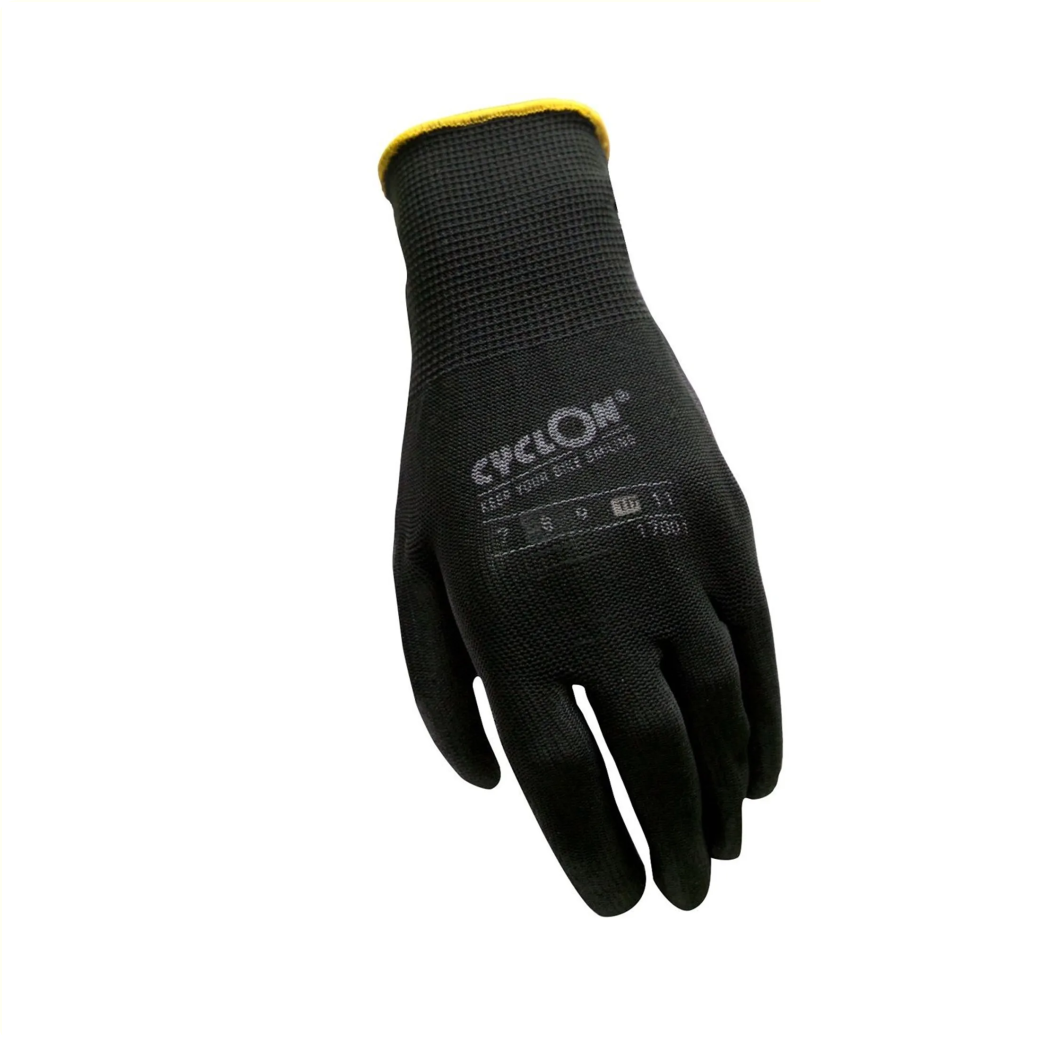 Gants de travail CyclOn flex nyl/pu M.10 - jaunes - 1 paire