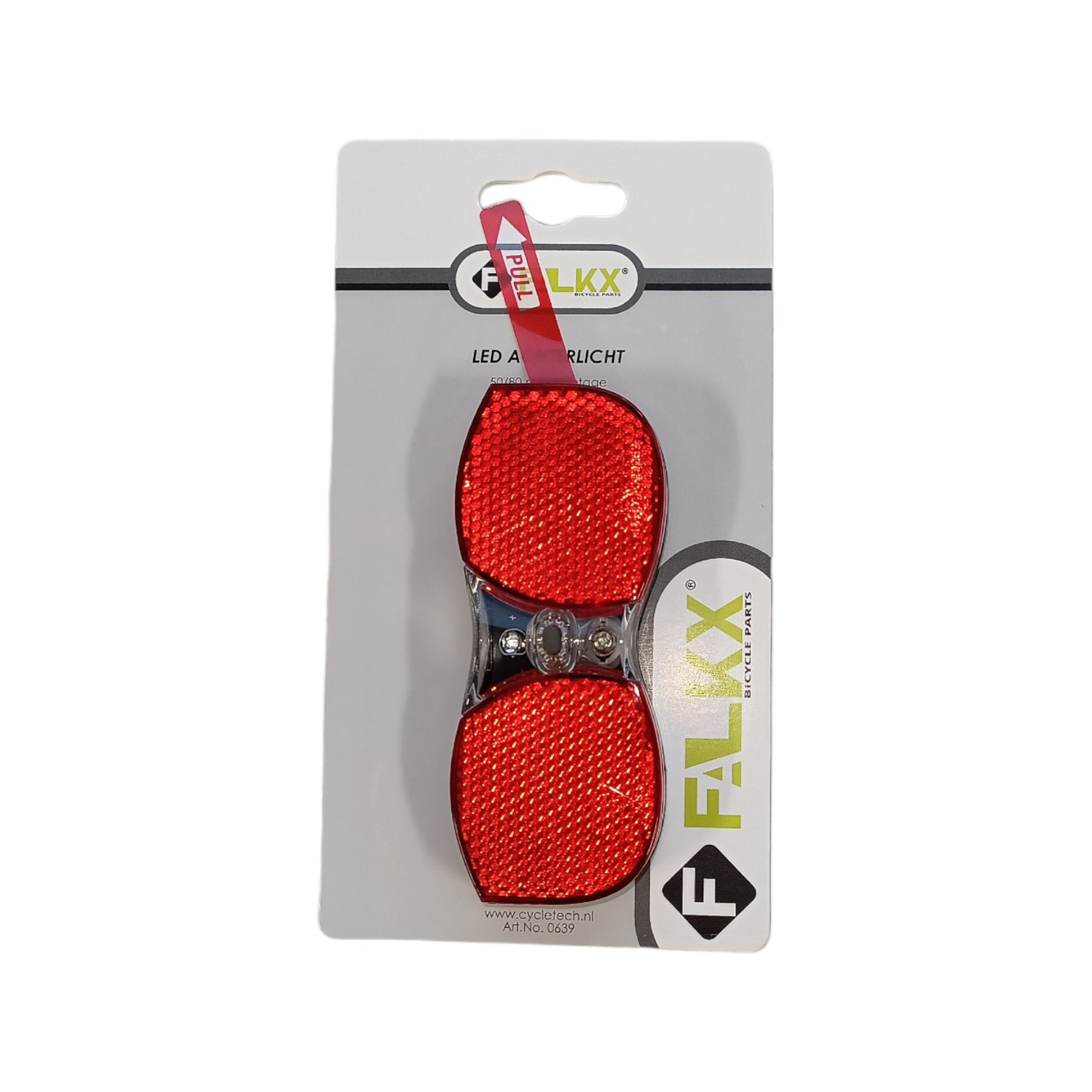 Feu arrière LED FALKX. Batterie 80mm