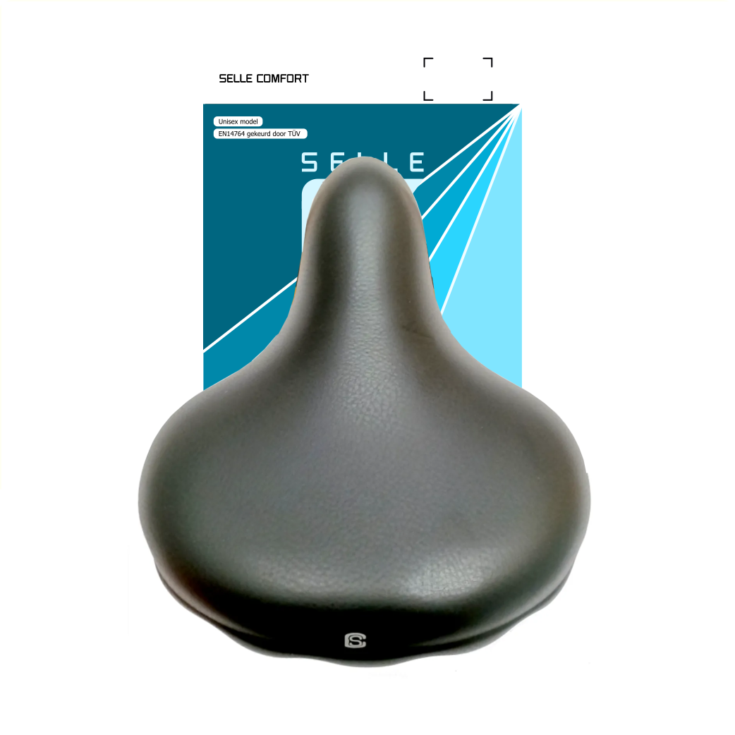 Selle Selle Comfort noire (imitation selle Drifter), sans sangle