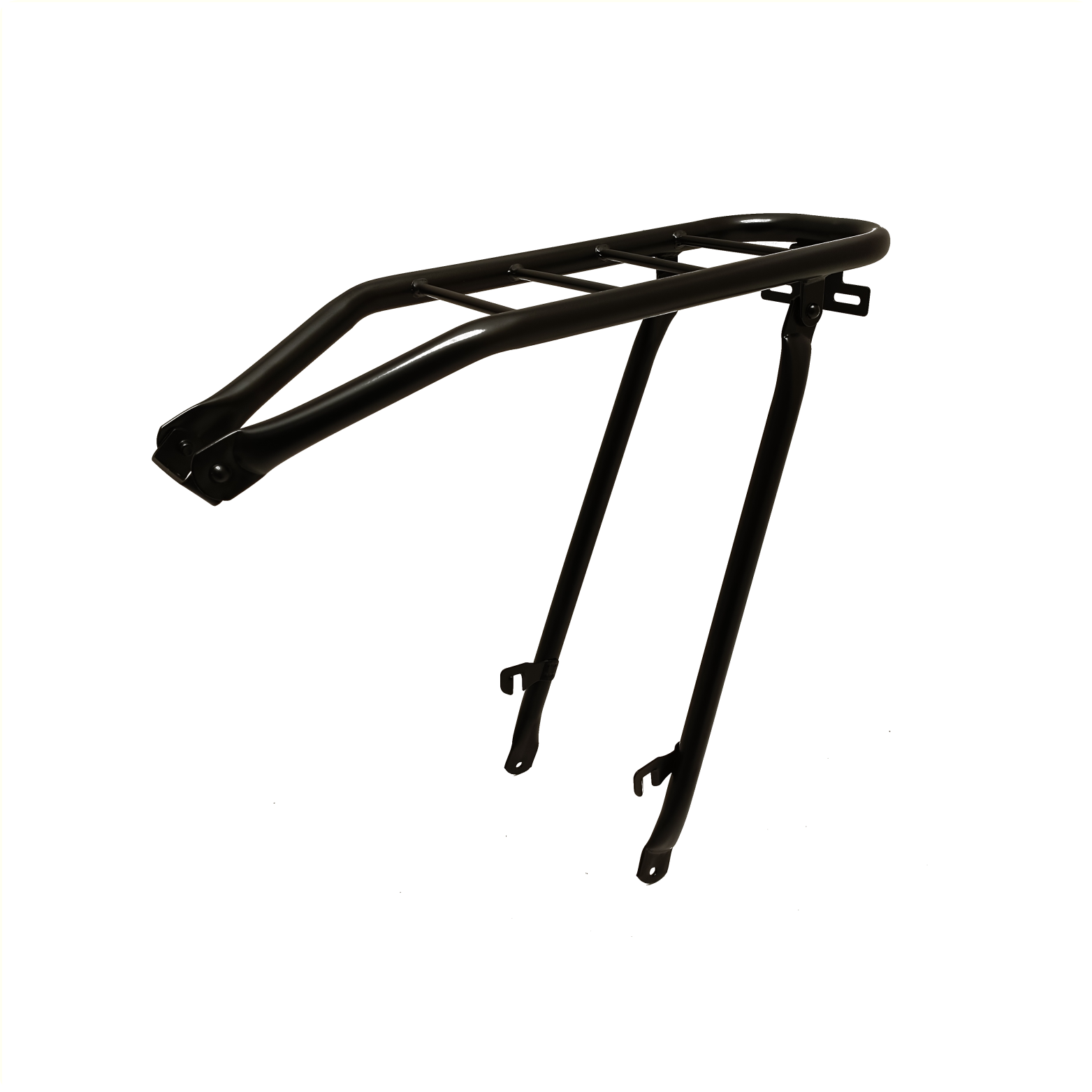 Porte-bagages arrière Oversize Cargo 28'' Noir mat pour cadre 56cm/58cm (convient au Cargo et Transporter) montage sur cadre