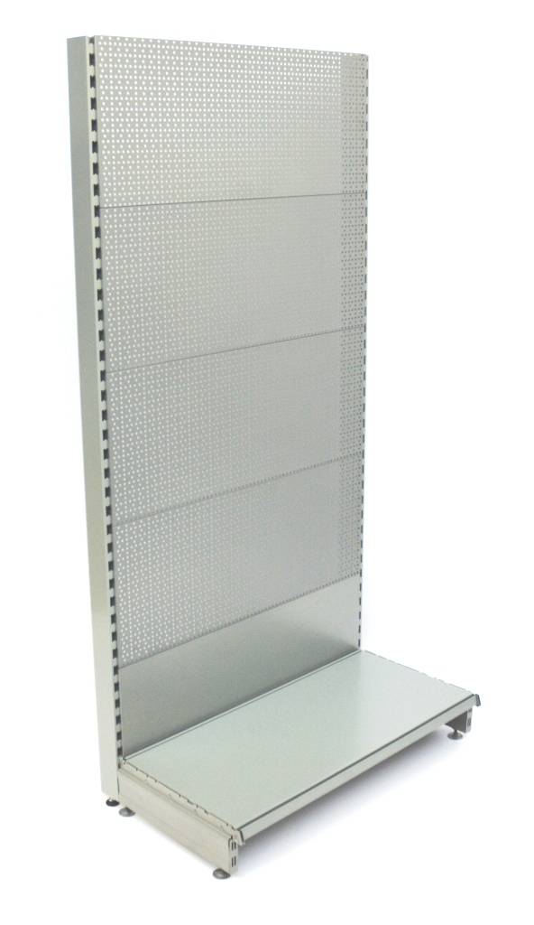 Shelving wall 1 meter wide (freestanding)
240x8x3 cm, foot depth 37/16cm
