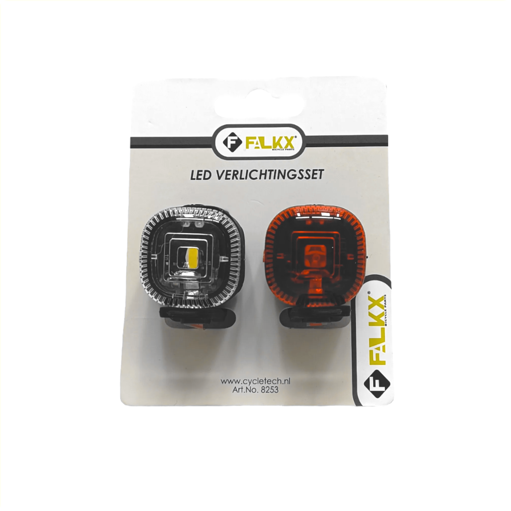 FALKX Kit d'éclairage LED en silicone noir Batterie