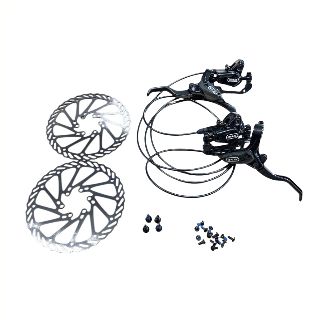 Jeu de freins à disque FALKX , longueur de câble droite 1700 mm et gauche 800 mm.