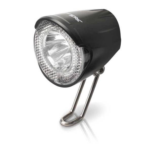 Phare LED XLC Switch CL-D02 20 lux avec dynamo de moyeu - Noir