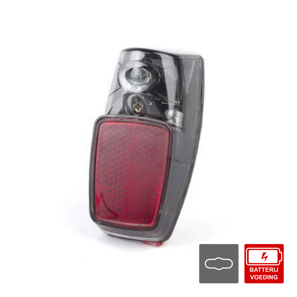 Feu arrière IkziLight 1x batterie LED, montage garde-boue