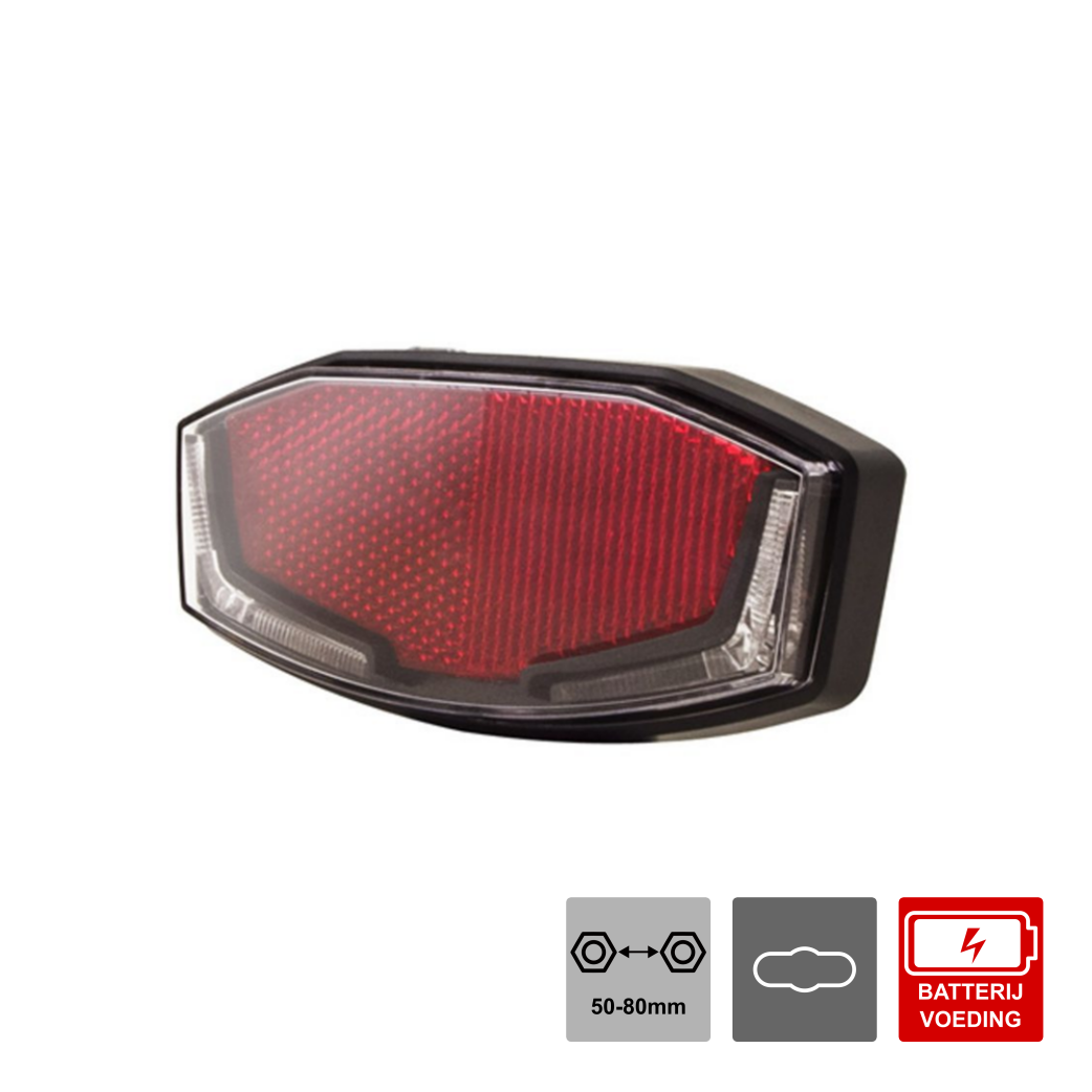 Feu arrière Spanninga Lineo-XB Batterie