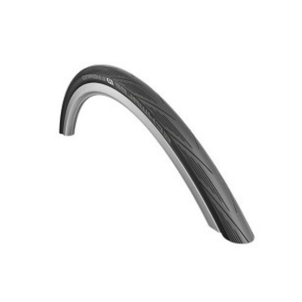 Schwalbe Lugano 2 (garde K), Noir sans reflet, 28x1.00 ETRTO 25-622