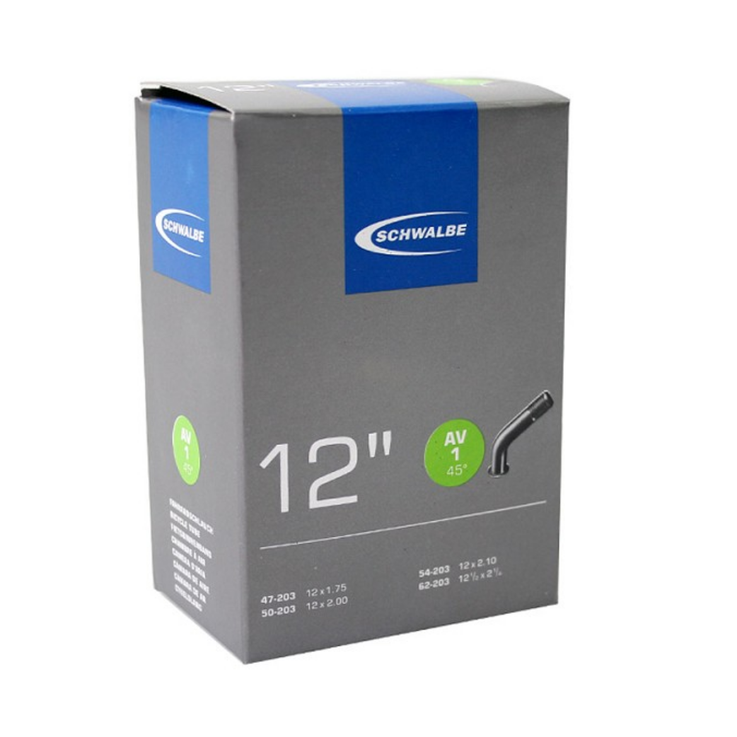 Chambre à air Schwalbe 12x1/2x1,75 ETRTO 47/62-203, Schräder/auto AV1