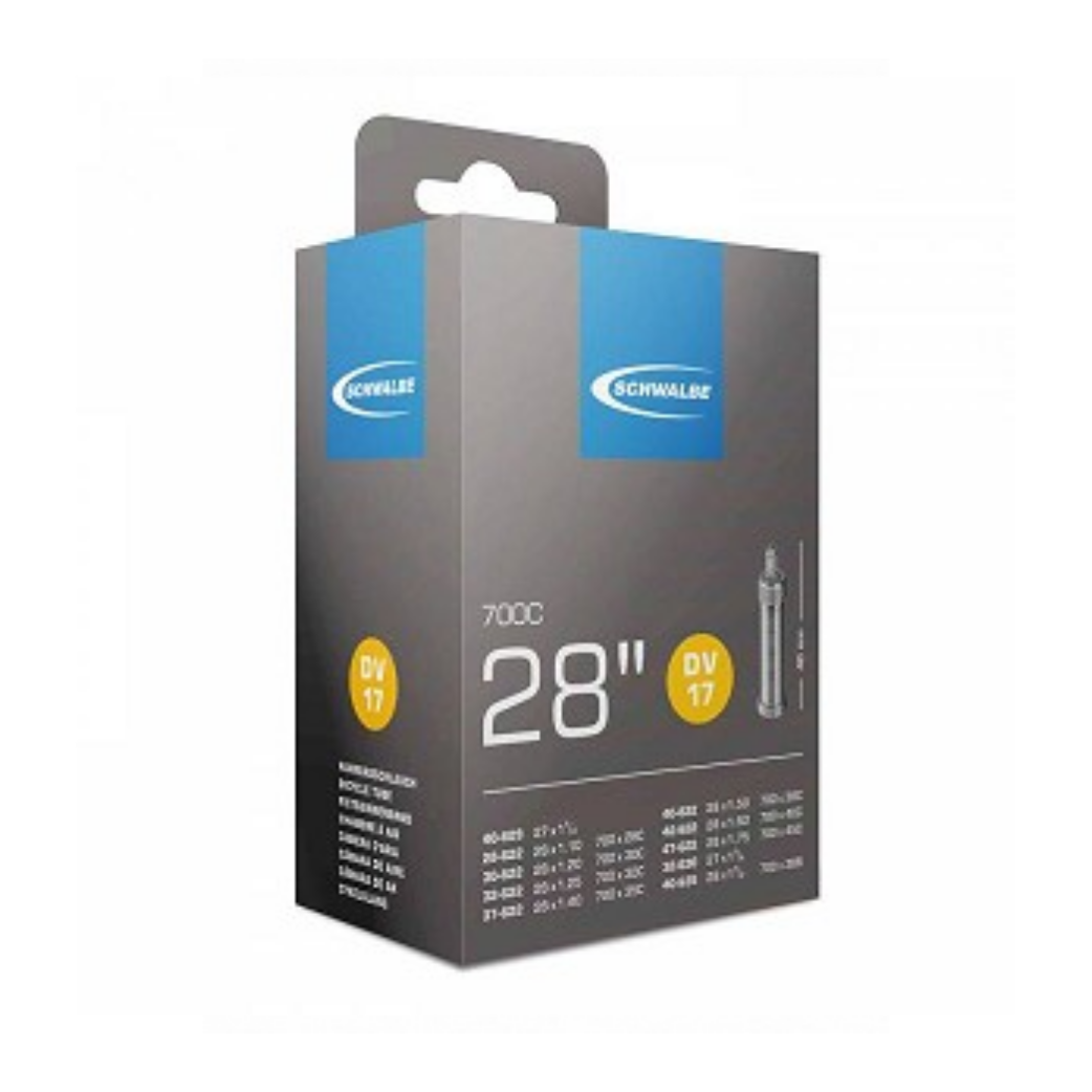 Chambre à air Schwalbe 28x1 5/8x1 3/8, ETRTO 37/47-622, Dunlop Blitz/Holland DV17 40mm