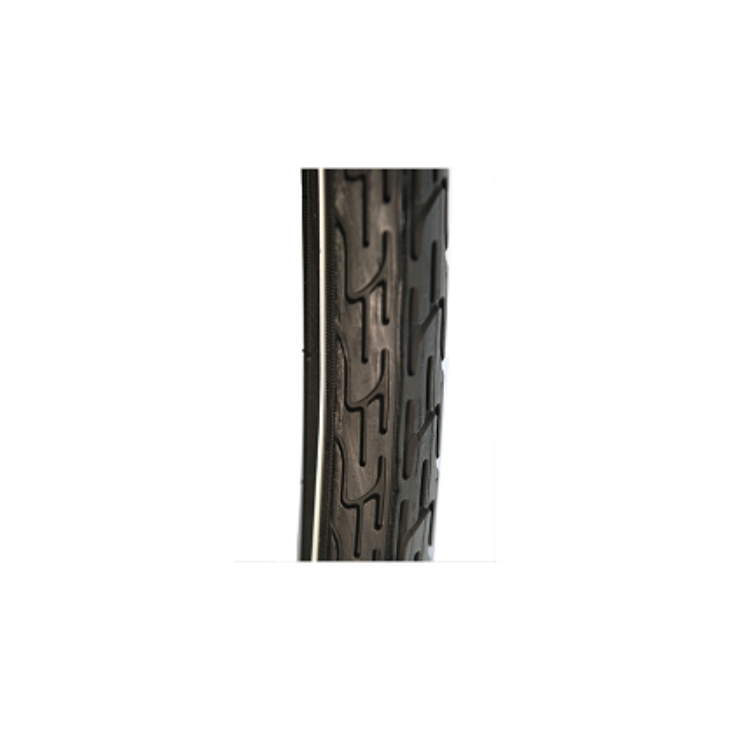 Pneu Deli, Noir avec ligne blanche,  28x1½, ETRTO 40-635