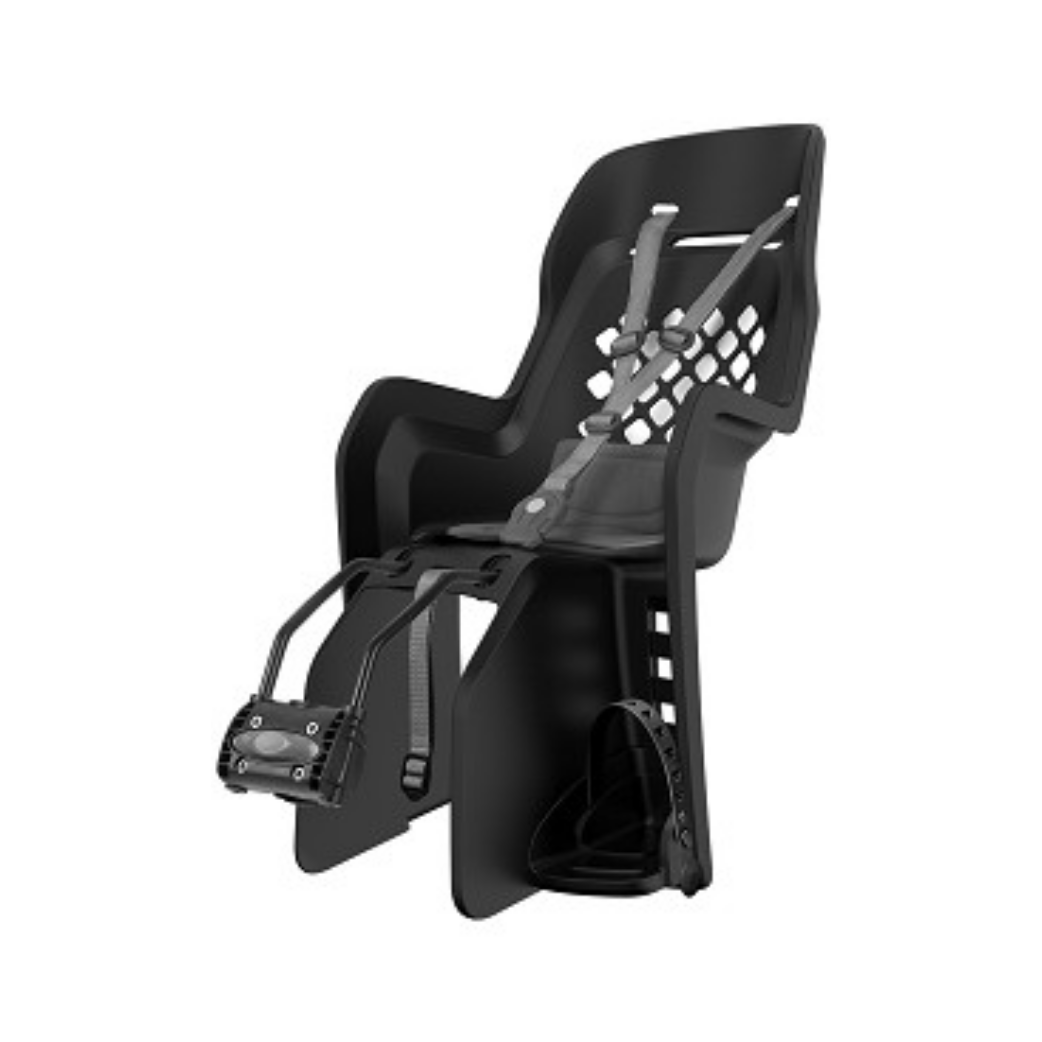 Siège arrière Polisport JOY FF, montage sur cadre. Couleur : gris foncé