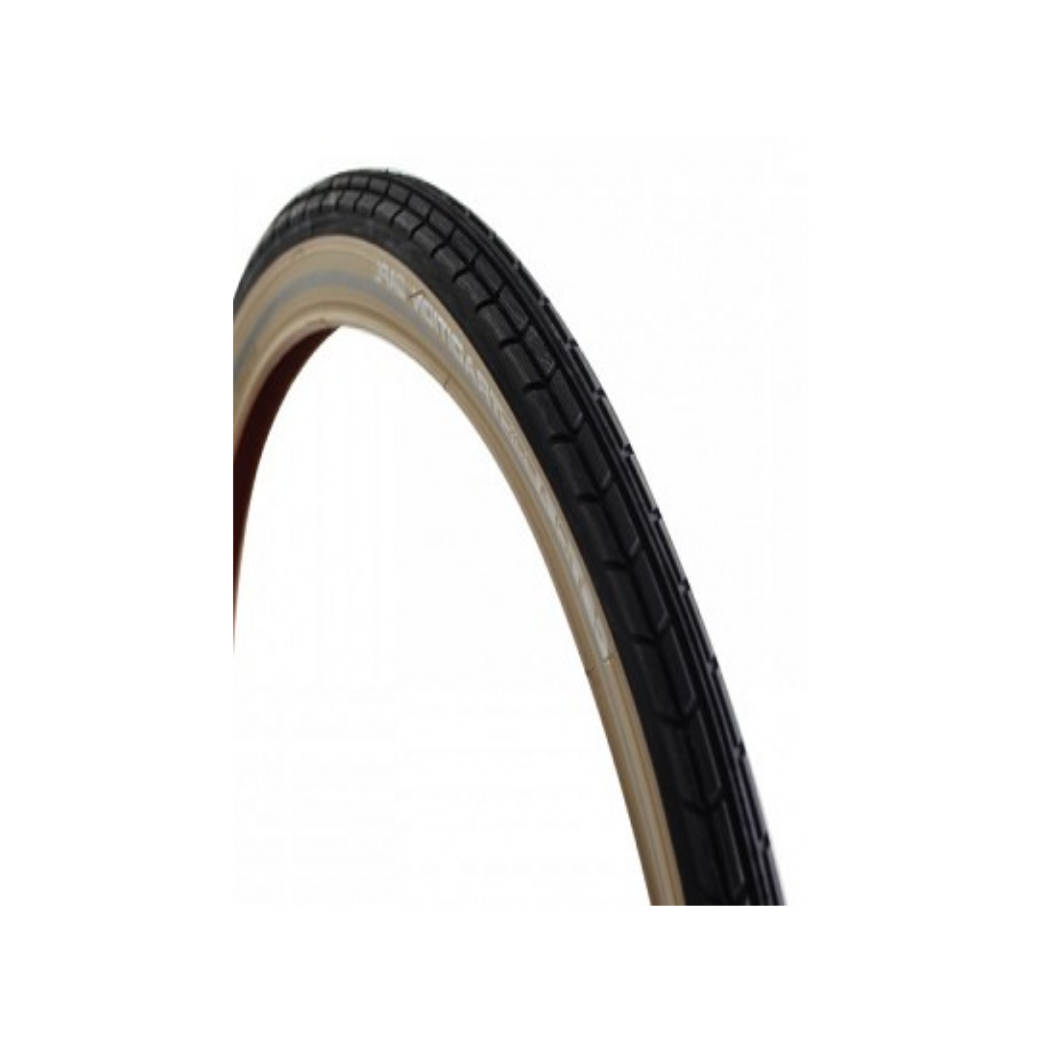 CST Classic Tradition (1mm anti-crevaison) noir/marron avec reflet. 28x1,75, ETRTO 47-622