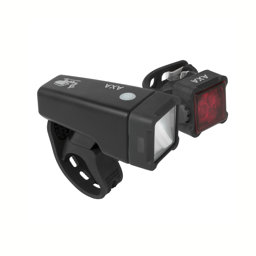 Axa Niteline T4-R kit d'éclairage Noir Batterie