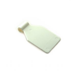 Prix ??bouclier plastique blanc pour crochet Tego/slatwall double fermé (art. 4629/4630)