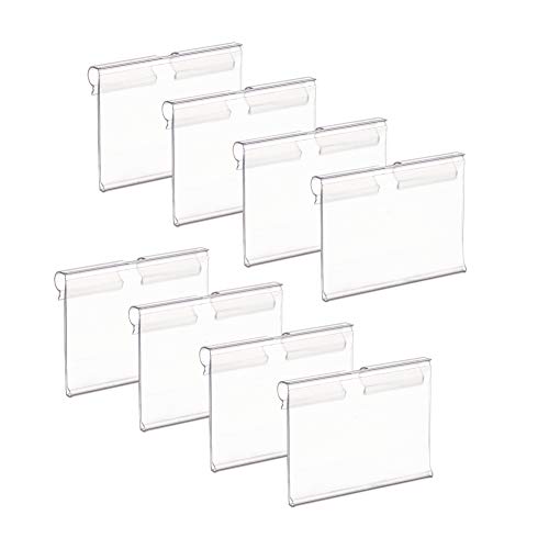 Bouclier de prix en plastique transparent, 52xH26mm